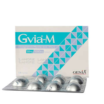 Picture of Gvia M 50/1000mg Tab 14x1s
